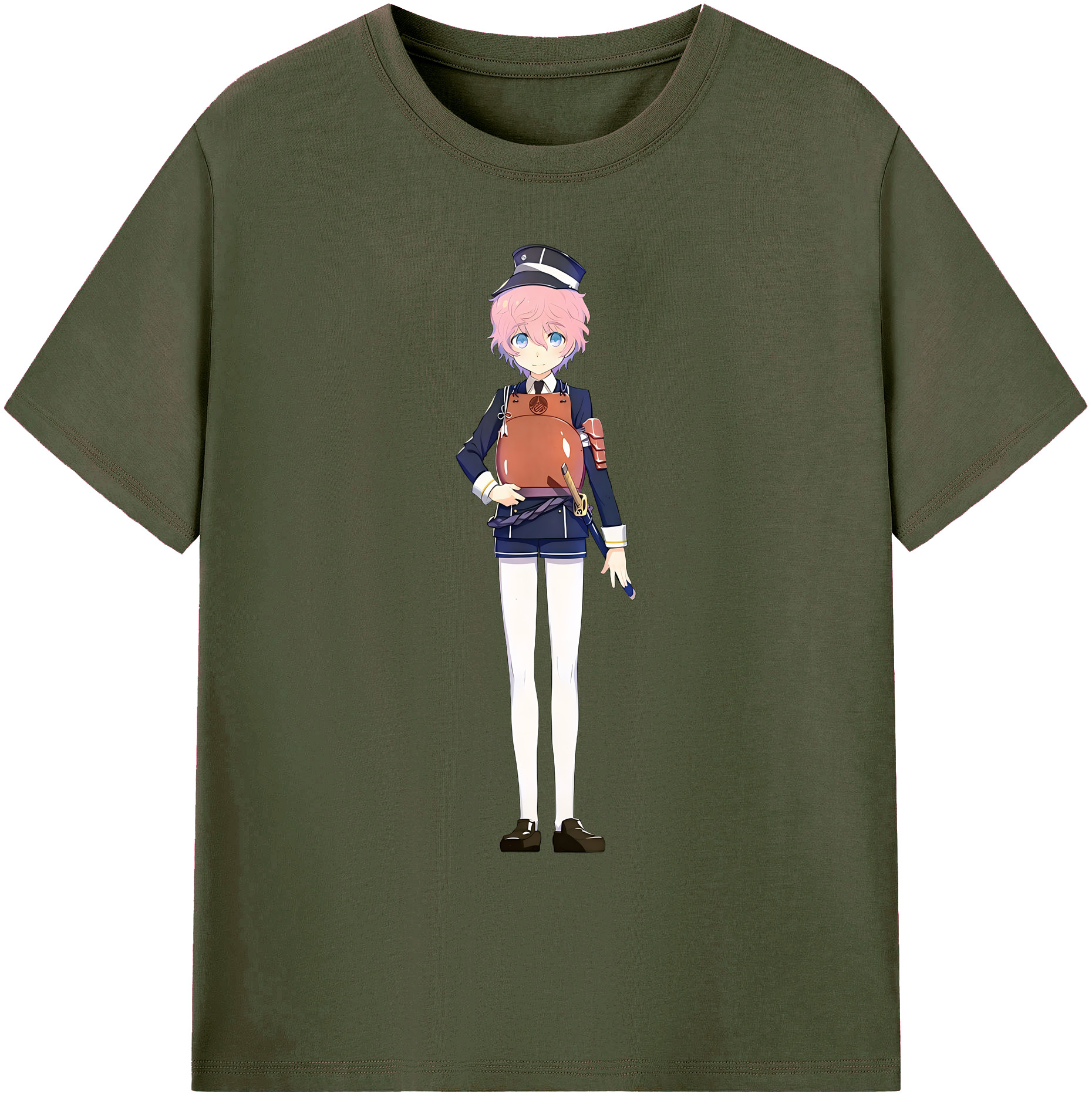 （画像用） 刀剣乱舞 Touken Ranbu 綿100％ メンズ半袖Tシャツ｜肌触りやわらか＆通気性
